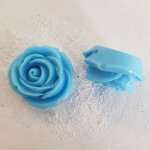Syntetisk blomst nr. 03-15 himmelblå