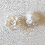Blomst 20 mm N°02-02 Hvit
