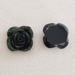 Syntetisk blomst 20 mm N°05-03 Svart