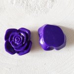 Syntetisk blomst 37 mm N°06-08 Lilla