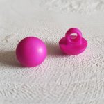 Fantasiknapper for barn og babyer Demi Boule mønster N°04-04 Fushia