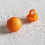 Fantasiknapper for barn og babyer Demi Boule-mønster nr. 04-05 Oransje
