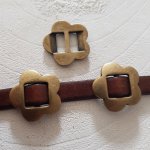 10 mm Zamak gjennomløp N°01 Bronse