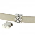 10 mm Zamak gjennomløp nr. 35 Sølv