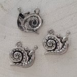 Snegle charm N°02 Sølv