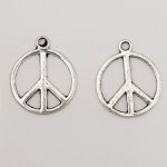 Peace & Love charm N°05 Sølv 