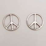 Peace & Love Charm N°06 Sølv x 10 stykker