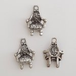 Tronstol charm N°03 Sølv