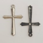 Charm Cross N°01 Sølv