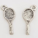 Charm Tennis Racket Sport N°05 Sølv