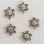 Flower Charm Metal N°044 Sølv