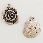 Flower Charm Metal N°046 Sølv