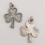 Flower Charm Metal N°049 Sølv