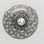 Flower Charm Metal N°060 Sølv