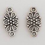 Flower Charm Metal N°067 Sølv