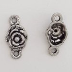 Flower Charm Metal N°069 Sølv