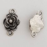 Flower Charm Metal N°070 Sølv