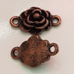 Flower Charm Metal N°070 Bronse