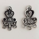 Flower Charm Metal N°089 Sølv
