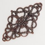 Flower Charm Metal N°096 Kobbergravering