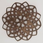 Flower Charm Metal N°101 Bronseinngravering