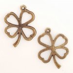 Flower Charm Metal N°117 Bronse