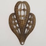 Flower Charm Metal N°118 Bronse