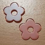 Syntetisk blomst 27 mm rosa