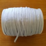 Metervis Elastisk flat maske 5 mm Hvit N°03