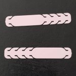 Elastisk stropp Justerbar ørebeskytter for maske N°02 Rosa
