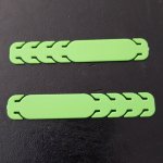Elastisk stropp Justerbar ørebeskytter for maske N°02 Grønn