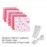 Maske materialpakke Rød