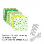 Maske material sett Grønn