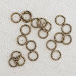 20 Åpne koblingsringer 05 mm Old Gold