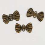 Sløyfe Charm N°22 Bronse Metallbånd Charm