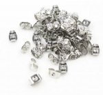 10 Øredobb Pusher Aged Silver