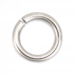 10 åpne koblingsringer 09 mm rustfritt