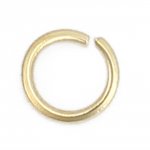 20 Åpne koblingsringer 03 mm Rustfritt stål gullbelagt