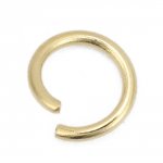 10 Åpne skjøteringer 05 mm Rustfritt stål forgylt nr. 02