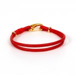 Dobbelt Uni europeisk armbånd rødt