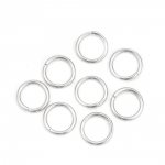 10 Åpne koblingsringer 12 mm rustfritt