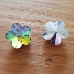 Blomsteranheng laget av fasettert glass N°04-02