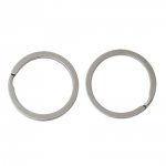 Nøkkelring x 4 rund Rustfritt stål 30 mm
