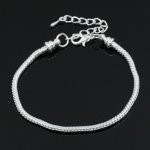 Europeisk karabinkrok armbånd 18cm