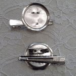 Stiftbrettholder - Sølvfarge 45 mm x 8 mm.