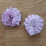 Flosset stoffblomst nr. 32