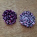 Flosset stoffblomst nr. 49