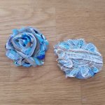 Flosset stoffblomst nr. 55