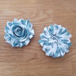 Flosset stoffblomst nr. 69