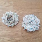 Flosset stoffblomst nr. 89